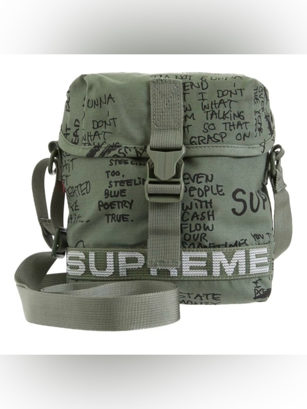 Supreme SS23 Olive Gonz Field Side Bag Crossbody